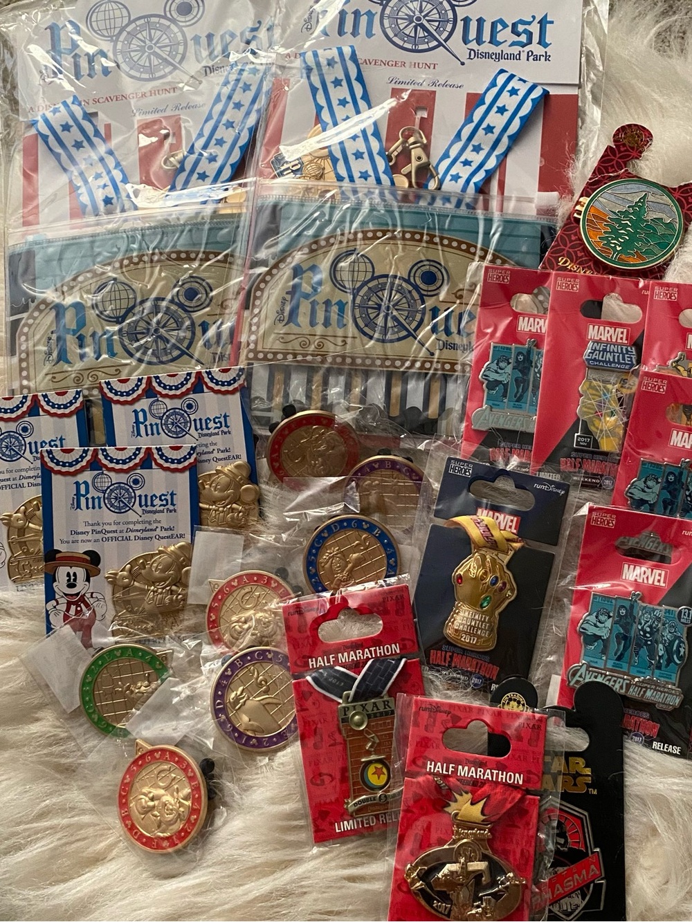 Disney + Marvel + Pixar Collector Trading Pins Bundle